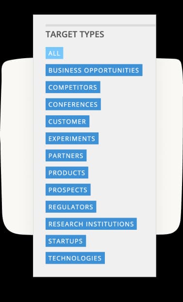 Define targets for information collection